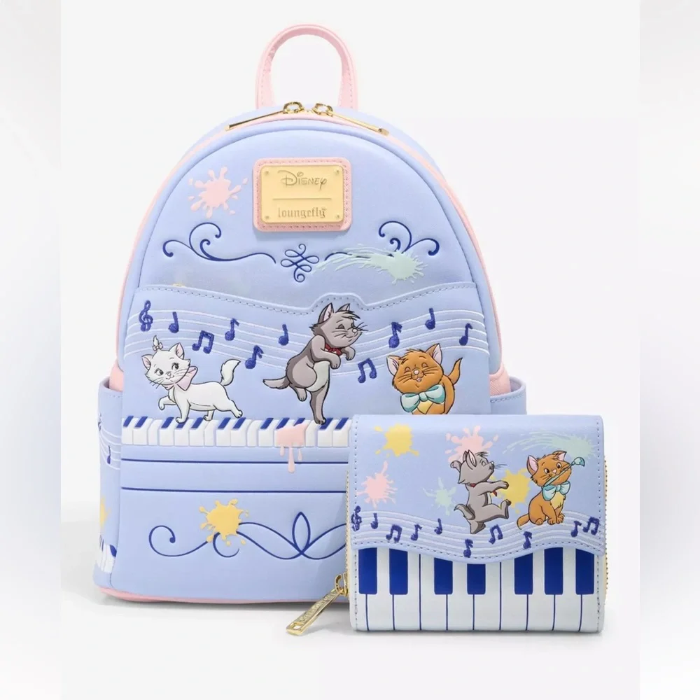 Loungefly Disney The Aristocats Kittens Piano Mini Backpack - BoxLunch Exclusive